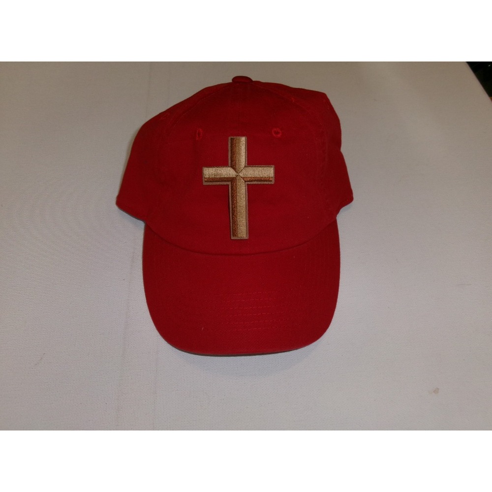 JESUS CROSS CHRIST CHRISTIAN   STRAPBACK  BEACH GOLF Y2K 00S HAT CAP VINTAGE S3